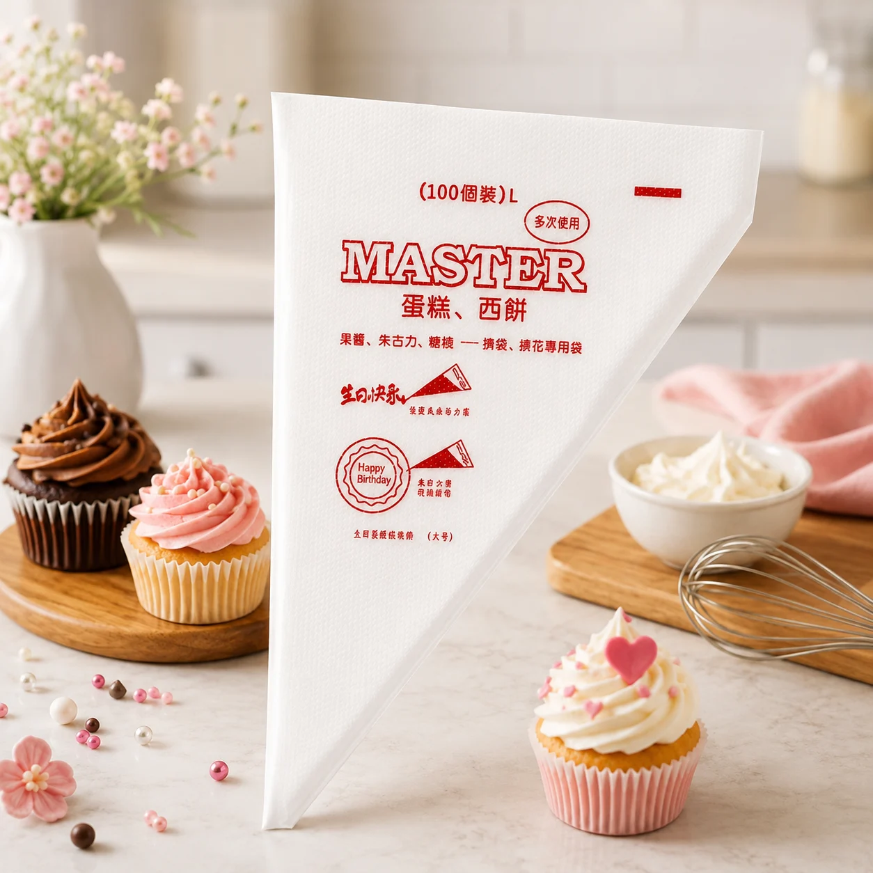 Large Medium Small Piping Bag 